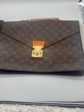 Louis Vuitton Serviette Conseiller Monogram Briefcase Document Case Vintage